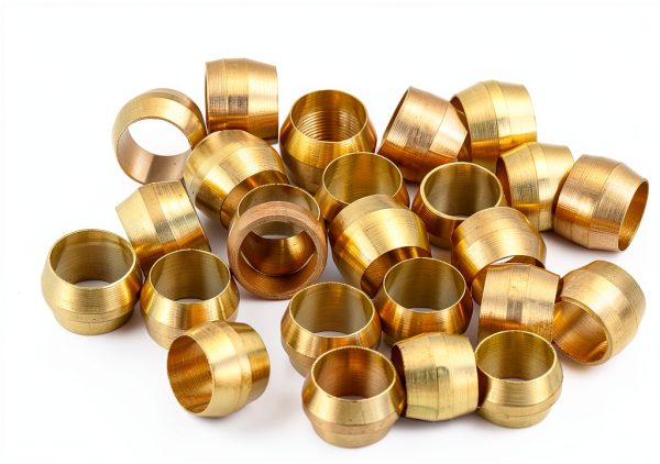 1/4 Inch Brass Compression Sleeves & Ferrules – Patikil 25 Pack-2